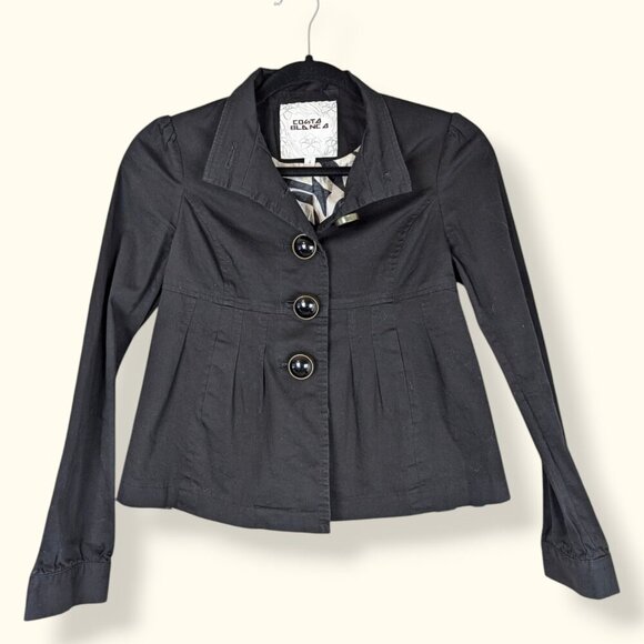 Costa Blanca Lined Black Jacket - Picture 3 of 5